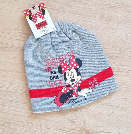 Zimní čepice s minnie, disney,98 - 140