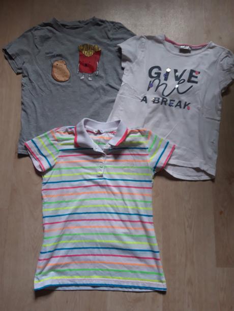 3x triko tričko i jednotlivě, 152