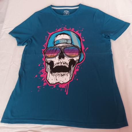 Chlapecké triko s lebkou krátký rukáv f&f, f&f,164