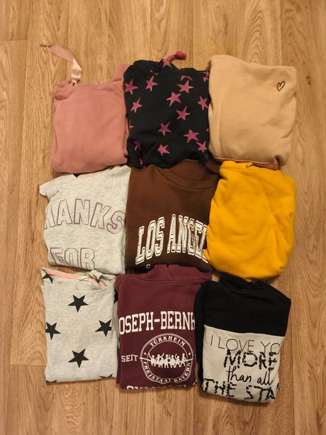 Kytičková mikina 158/164, xs/s, takko,164