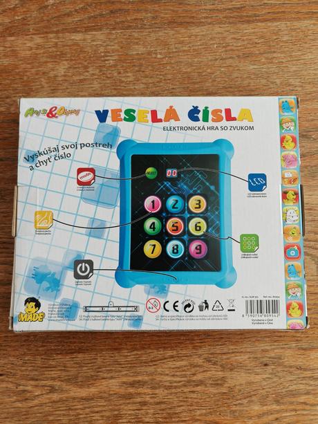 Hrací tabulka čísla., 