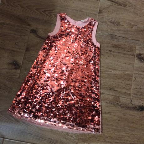 Slavnostní šaty s překlápěcími flitry h&m, h&m,122