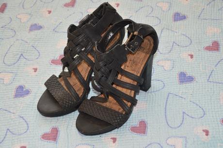 Černé boty na vysokém podpatku, 36