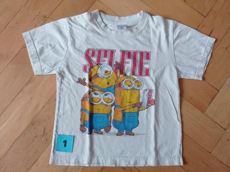 Triko krátký rukáv mimoni 98/104, 98