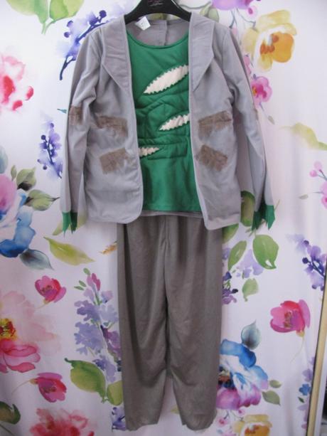 Karnevalový 2 dílný kostým-lesní muž, quasimodo,