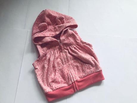 Vestička fleecová s oušky - v.3 měs., carter's,62