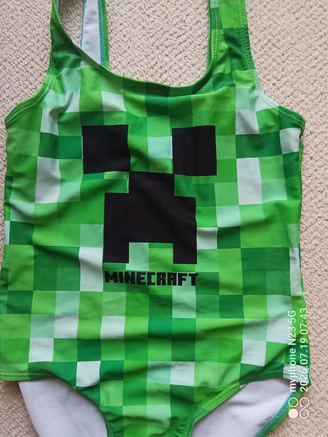 Plavky jednodílné "minecraft" vel."134", 134