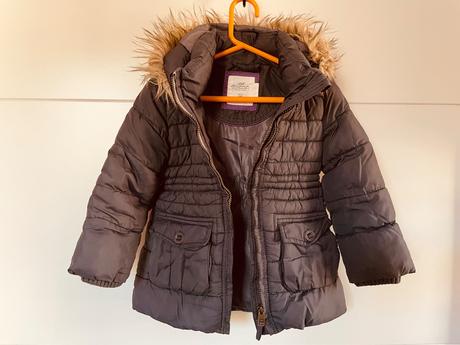 Zimní dívčí bunda, h&m,98