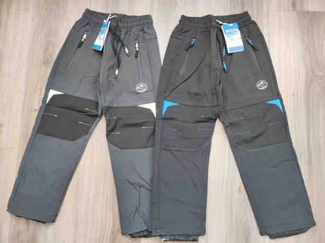 Softshellové kalhoty teplé sezon 116,122,128, 116 / 122 / 128