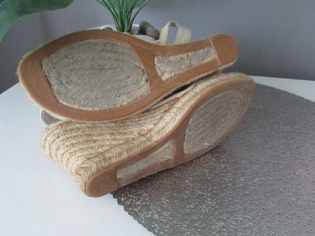 Letní sandály na klínku, 40