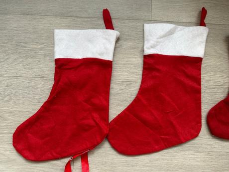 Vánoční / mikulášské boty, punčochy, 7 ks,