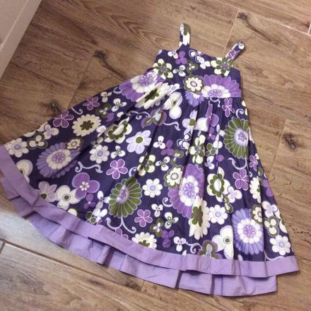 Bavlněné dlouhé šaty s květy, george,128