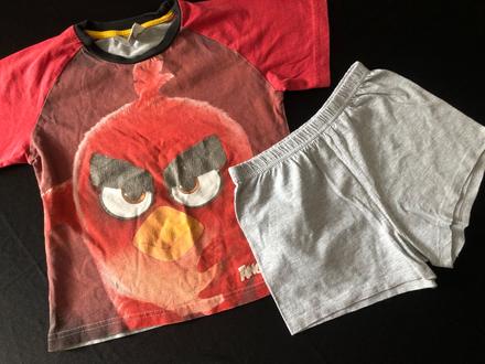 Vel. 110 letní pyžamový komplet angry birds, 110
