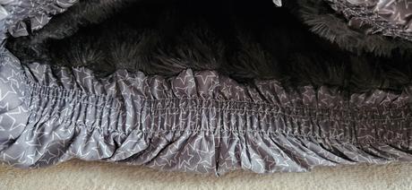 Dívčí zimní bunda, šedá s hvězdičkama, vel.158/164, 158