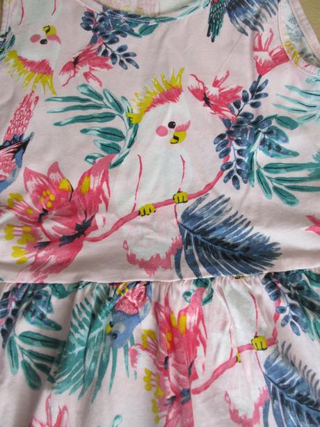 Letní barevné šaty 134/140, h&m,134