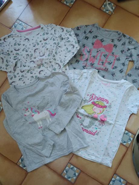 4x tričko, 122–134