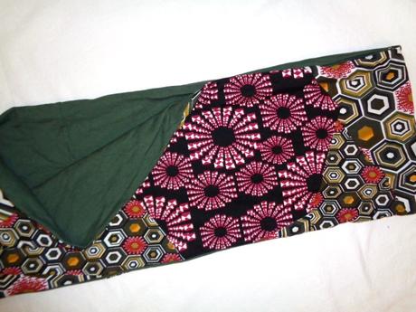 Nádherná bavlněná dvouvrtsvá spojená šála - khaki, 