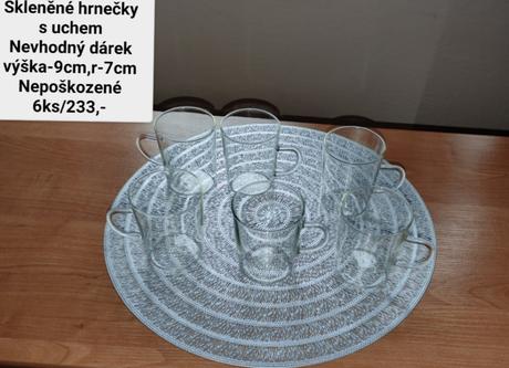 Skleněné hrnečky-6ks,