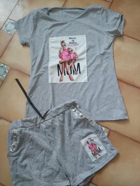 Souprava tričko + šortky, 152