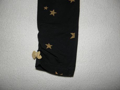 Černé legíny s hvězdami coccodrillo vel.110/116, coccodrillo,110