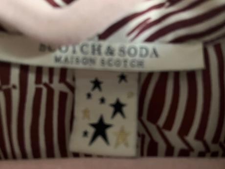 Saty se vzorem scotch soda, xs