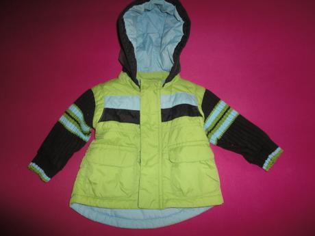 Slabší zimní/přechodvá bundička, vel. 3-6 měsíců, marks & spencer,68