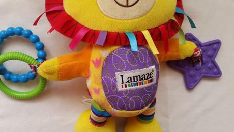 Plyšový závěsný lev, lvíček zn.lamaze, 