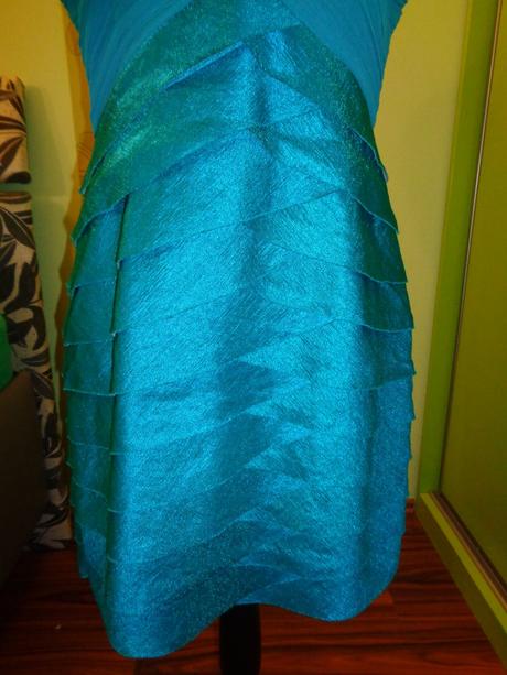 Krásné petrolejové šaty uk 12, 40