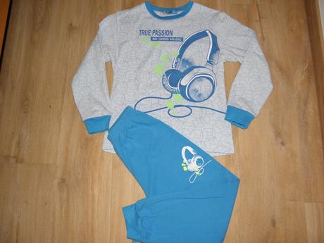 Teplejší chlapecké pyžamo zn. kugo vel.134, kugo,134