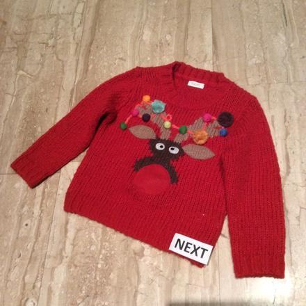 Svítící svetr se sobem zn. next, next,92