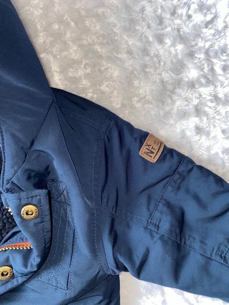 Modrá zimní bunda/parka next, next,80