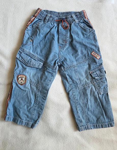 Džíny s kapsama vel. 86, 86