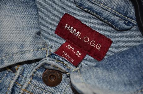 Světle modrá džínová bundička zn. h&m vel. 86, h&m,86