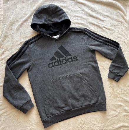 K10/ mikina šedá zn. adidas - v.11/12 let, adidas,152