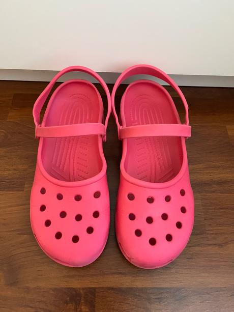 Crocs mary jane růžové w10/eu 42-43 originál, crocs,42