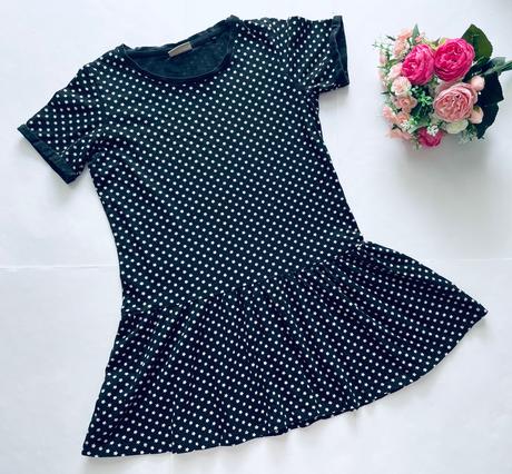 Ob/ šaty černé s hvězdičky next - v.12 let, next,152