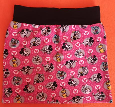 Minisukně růžová mickey, 140