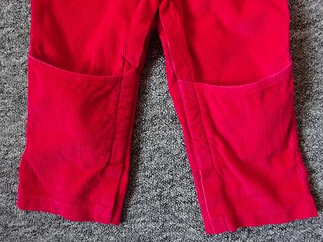 Manšestrové laclové kalhoty, vel. 86, 86