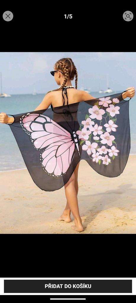 Dívčí plážové pareo, 134