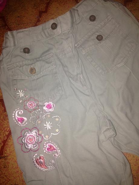 Dívčí kalhoty květy, ladybird,92