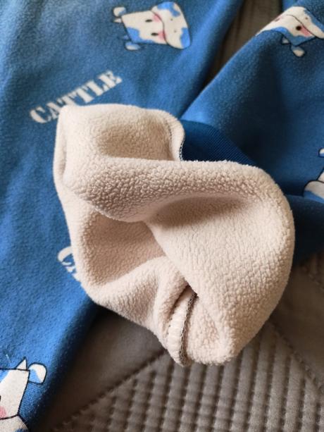 Tepla souprava modrá, 128/134, 128