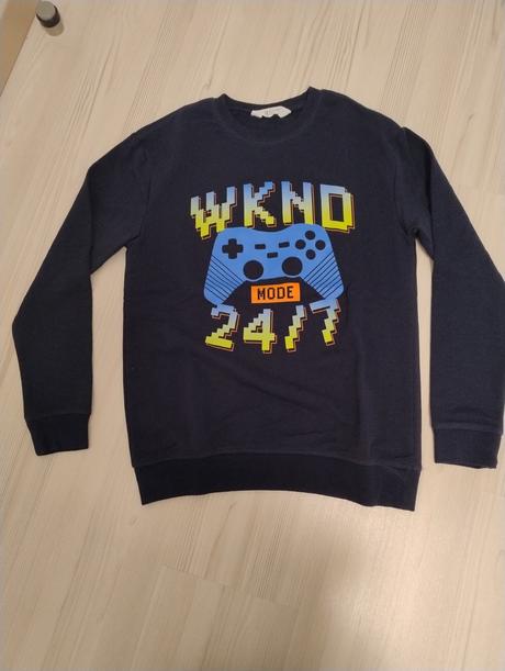 Slabá mikina přes hlavu h&m vel. 146/152, h&m,146