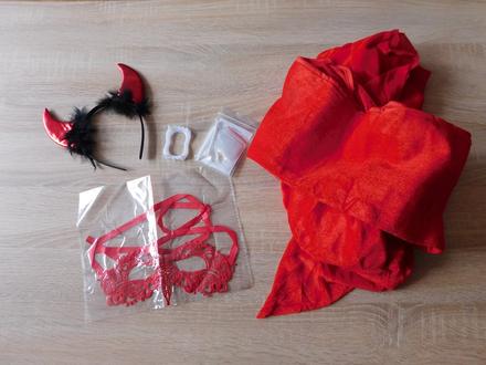 Dětský kostým čertice vel.10/15let, 