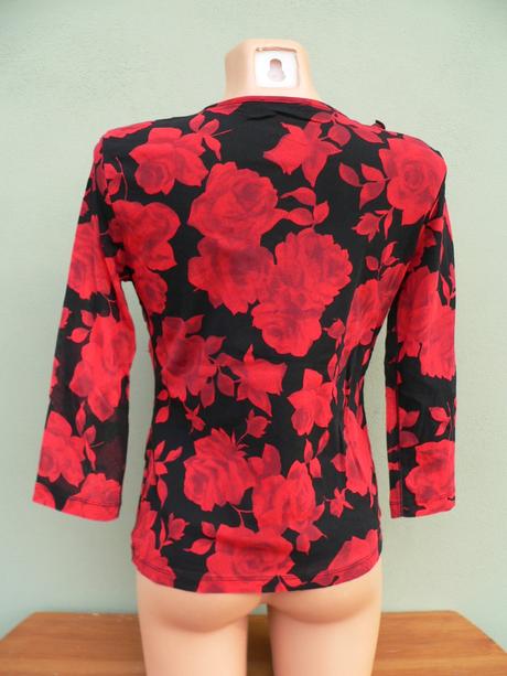 Květovaná halenka top nice connection - vel.40/42, 40