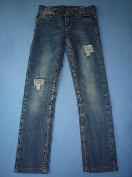 Džíny s regulací v pase vel. 140, 140