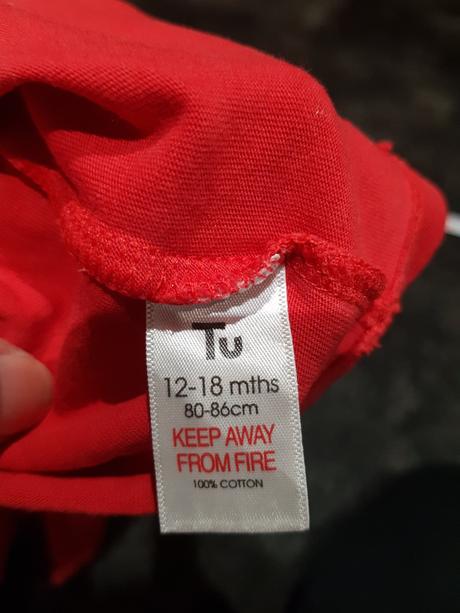 Dívčí tričko značky tu, velikost 12-18 měsíců, tu,80