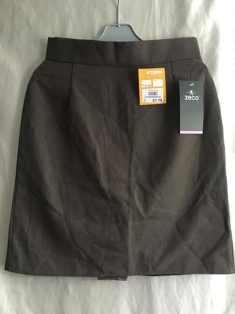 Vel. 140 hnědá společenská sukně, 140