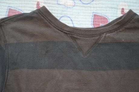 122 gap bavlněné prouhaté triko dlouhý rukáv, gap,122