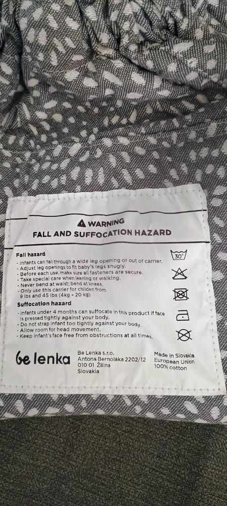 Ergonomické nosítko be lenka, be lenka