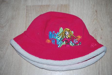 Fleecový klobouk, barbie